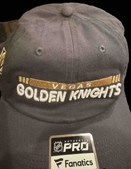 Vegas Golden Knights Fanatics Branded Authentic Pro Rink Adjustable Hat New NHL