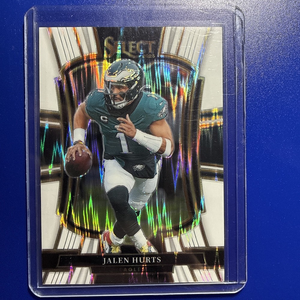 2025 Select Jalen Hurts #190 White Shock 548/799 Prizm Premier Level Eagles