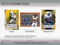 2026 LEAF OPTICHROME FOOTBALL HOBBY BOX – BRAND NEW – FREE SHIPPING 🔥🔥🔥