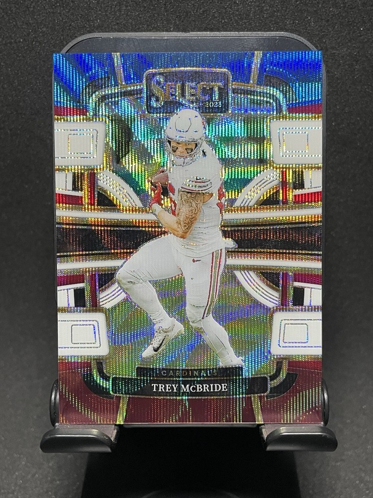 2023 Panini Select – Concourse Trey McBride #1 Tri-Color Prizm /259