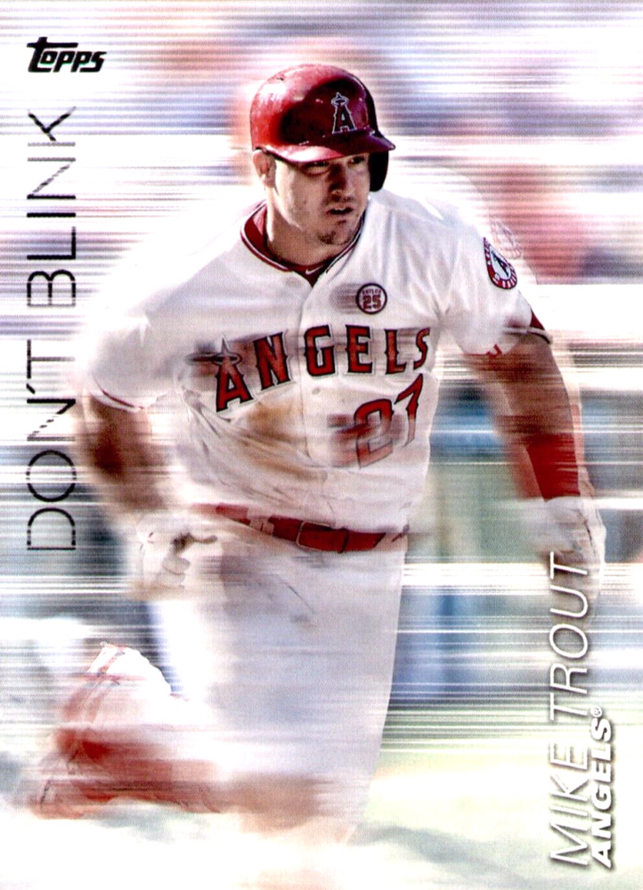 2018 Topps Update Don&rsquo;t Blink Black #DB-5 Mike Trout Angels NM-MT ID:42 ID:42747