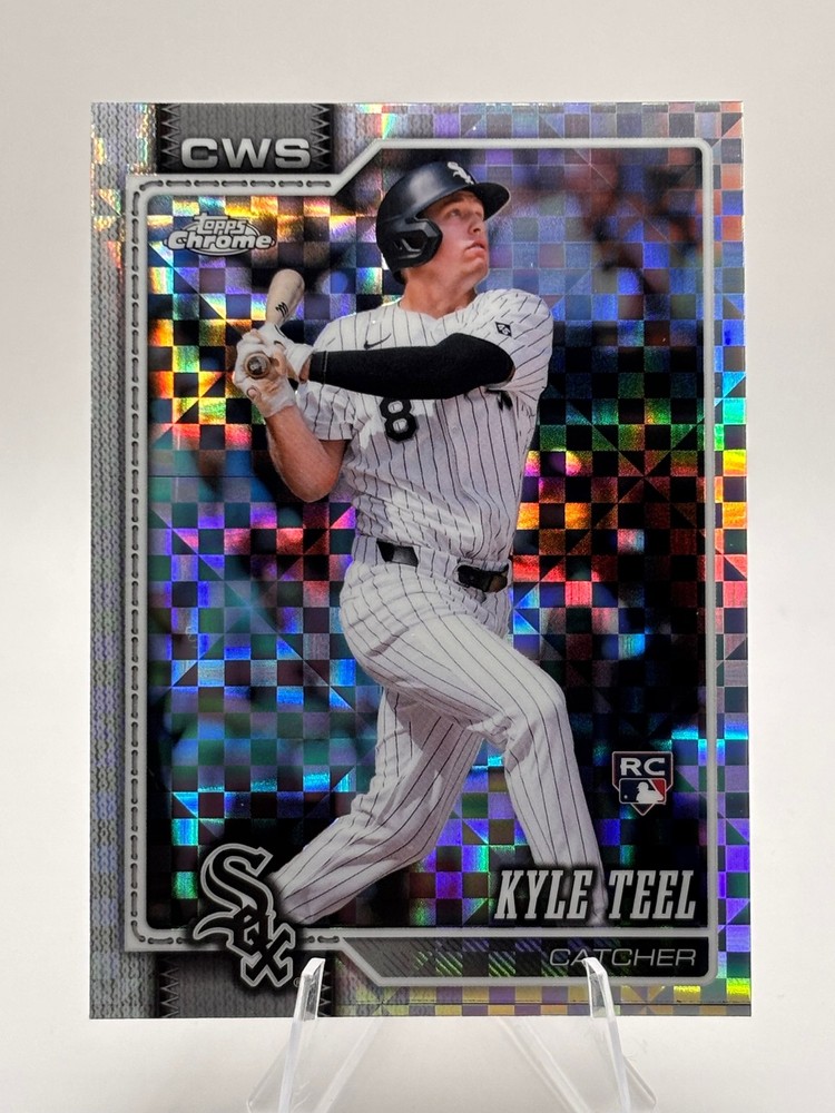 2026 Topps Chrome #63 Kyle Teel Prism Refractors
