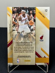 2010-11 Prestige – Stars of the Nba LeBron James #12 Materials /50 (MEM)