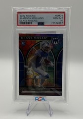 JAMESON WILLIAMS 2022 PANINI MOSAIC GLASS MOSAIC RC #GM29 PSA 10 GEM MINT LIONS