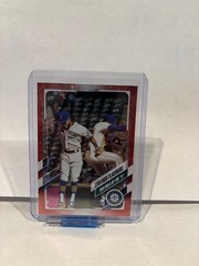 2021 Topps Update Leather Flashers Red 121/199 US144 Seattle Mariners Mlb