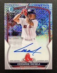 QTY AVL Ceddanne Rafaela Auto Bowman Chrome Mojo Refractor Autograph Prospect