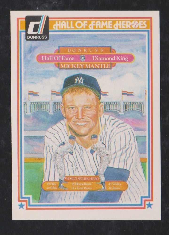 1983 DONRUSS HALL OF FAME HEROES BASEBALL – YOU PICK #1 – #44 * FREE SHIPPING *