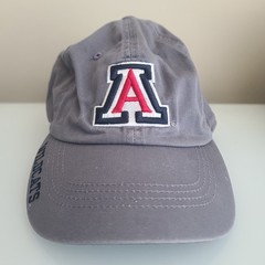Arizona Wildcats Mens Adjustable Strap Back Gray College Hat Cap NCAA Russell