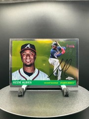 2025 Topps Chrome Platinum #29 Ozzie Albies, Atlanta Braves