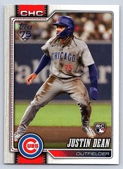 JUSTIN DEAN CUBS RC 2026 TOPPS SERIES 2 #456