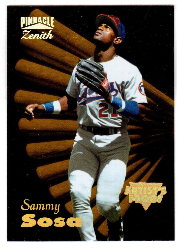 1996 ZENITH #100 SAMMY SOSA ARTIST&rsquo;S PROOF