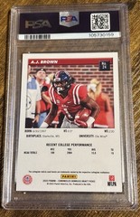 2023 Chronicles Donruss DP A.J. Brown /11 RETRO CRACKED ICE PATRIOTS #24 PSA 10