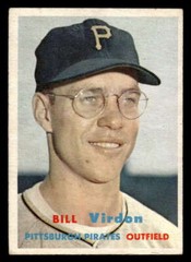 1957 Topps Bill Virdon Pittsburgh Pirates 110 VG-EX XX9619
