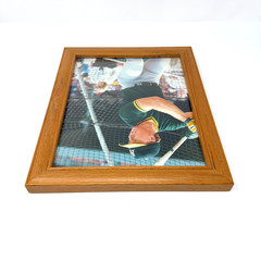 Mark McGwire 1988 Oakland Athletics Framed Photo Batting Cage 9.5×11.5 In