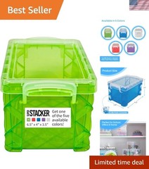 Stylish Stackable Index Card Box for 3×5 Cards – Organize in Assorted Colors