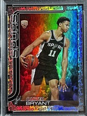 2025-26 Topps Flagship – Carter Bryant #214 Topps Foil Pattern (RC) PSA 10