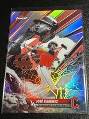 2026 Topps Finest Baseball Jose Ramirez Smashing Through Guardians #S-13