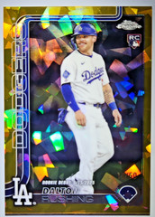 2025 Topps Chrome Sapphire Dalton Rushing Gold /50 Dodgers Rookie #USC151 RC