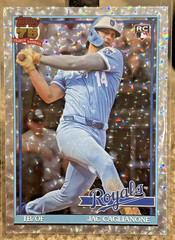 Jac Caglianone (RC) – 2026 Topps Series 2 1991 #91B2-43 Crackle Foil ROYALS