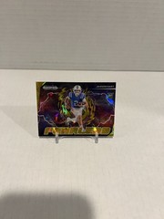 Jaxson Dart 2025 Prizm Draft Picks F-JDT Fearless Gold Ice Prizm RC