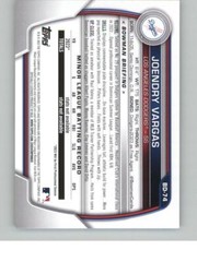 2023 Bowman Draft Joendry Vargas BD-74 Los Angeles Dodgers