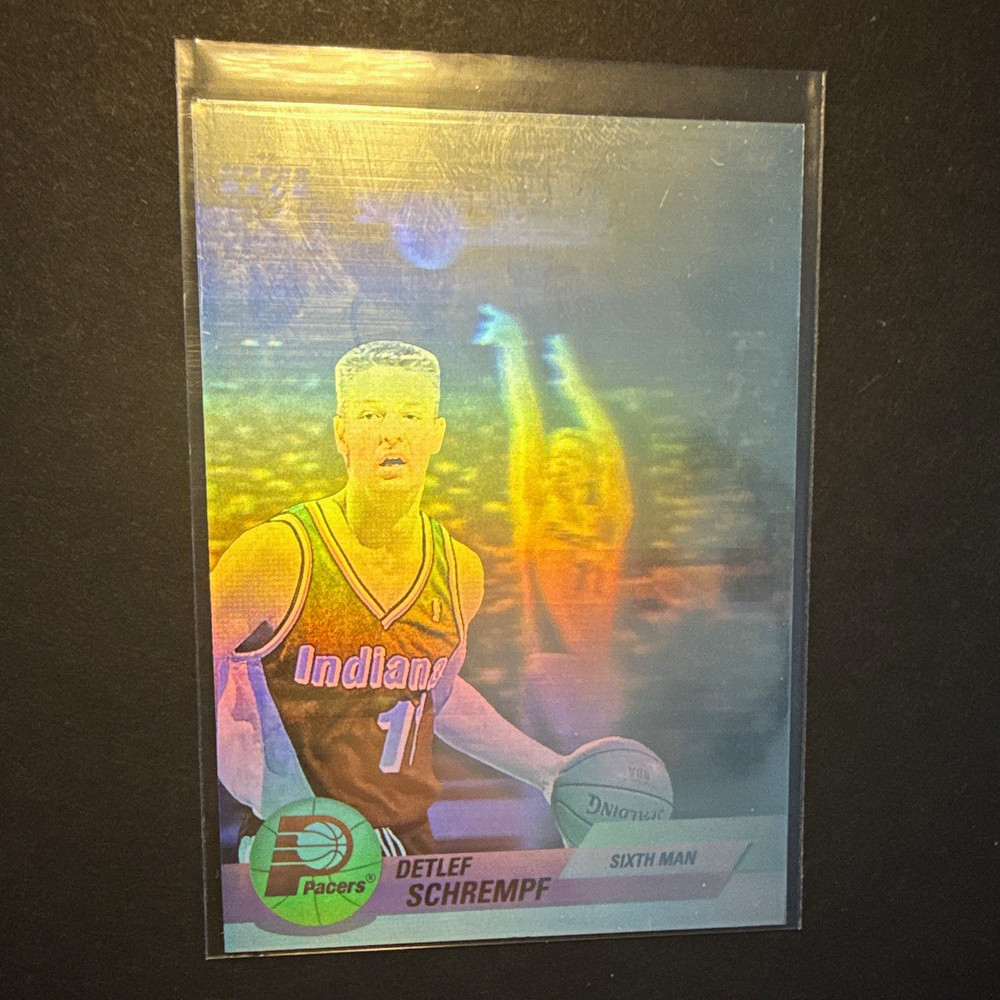 Upper Deck Detlef Schrempf Sixth Man Insert #AW4 Indiana Pacers Hologram