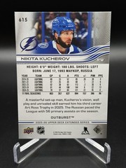 2025-26 Upper Deck Extended Series – Outburst Nikita Kucherov #615 Lightning