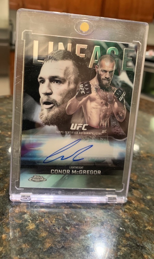 2026 UFC Topps Chrome Conor Mcgregor Lineage Autograph Card – #CCA-CM