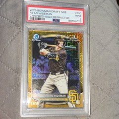 Bowman 2025 Draft Ryan Wideman Chrome Gold Refractor /50 BDC-190 PSA 9