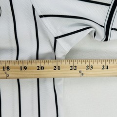 Hanshin Tigers Jersey Mens Medium White Japan NPB Baseball Osaka Yamato 0 Mizuno