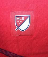 Mitchell & Ness Real Salt Lake MLS Short Sleeve Lightweight Split Neck Hoody NWT