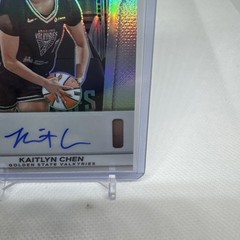 2025 Panini Prizm WNBA Kaitlyn Chen RC Silver #TB-KB Auto Valkaries