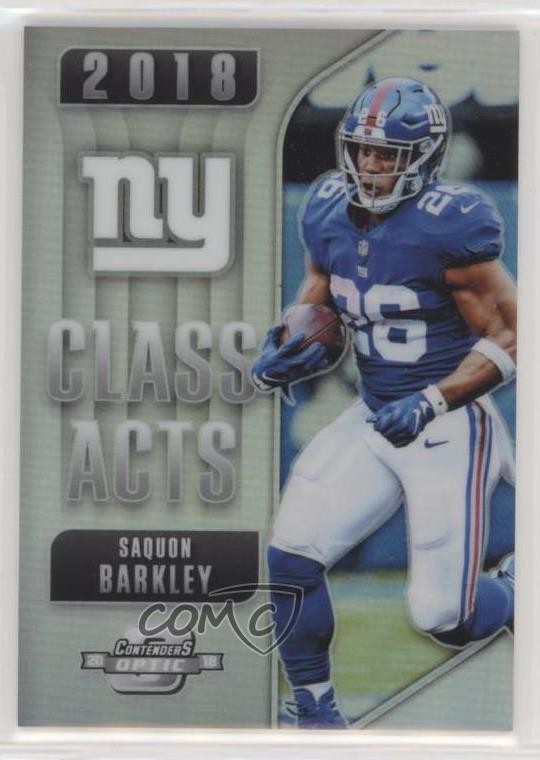 2018 Panini Contenders Optic Class Acts /175 Saquon Barkley #CA-SB Rookie RC 0a6
