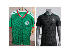 Mexico Soccer Jersey 2026 World Cup Green Black Adult Unisex Fan Apparel Shirt