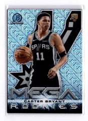 2025 Bowman Chrome Carter Bryant RC Mega Rookies Mojo #MR-14 Spurs