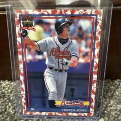 2026 Topps Series 1 Japan Edition- #T91-13 Chipper Jones Koi Fish Border Insert!