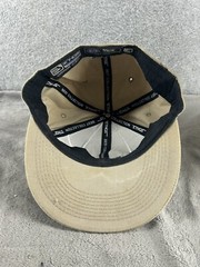 K&B Ethos New York Yankees Hat Cap Adult Large Beige Brown 212 NY Embroidered