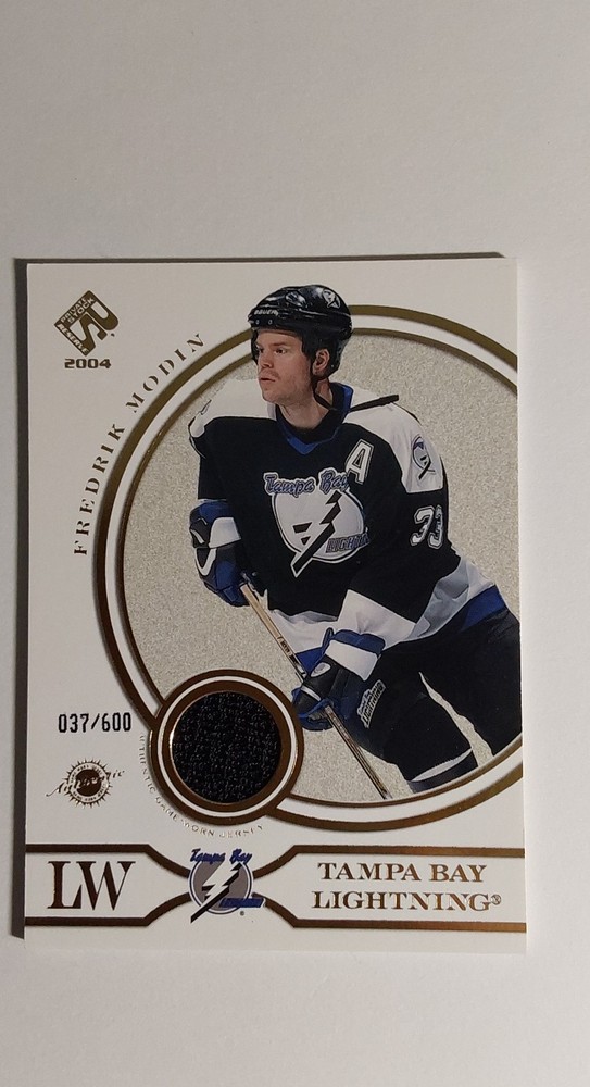 2003-04 Pacific Private Stock Reserve – Fredrik Modin #201 /600 (MEM)