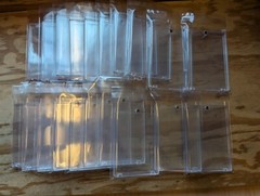 Lot of 20 LIGHTLY USED Screw Down for TRADING CARDS NEW SINGLE SCREW STYLE