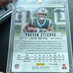 Panini 2025 Prizm Trevor Etienne 17/25 Signatures RC Auto #RSI-TEE
