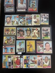 Vintage Topps Hof Lot(120) 1950s 1960s 70s Mantle Mays Clemente Aaron RCs Hi#s
