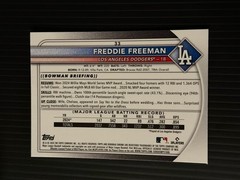 Freddie Freeman Pink Mojo Refractor 78/199 Bowman Chrome #33 – 2025