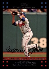 2007 Topps Andruw Jones . Atlanta Braves #314