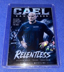 Cael Sanderson Custom Handmade Penn State Wrestling Holofoil Refractor Card