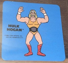 1985 Hulk Hogan Rock N Wrestling Card By Titan Sports, Inc. Very Rare Card!!!