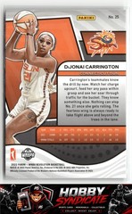 2022 Panini Revolution WNBA #25 DiJonai Carrington
