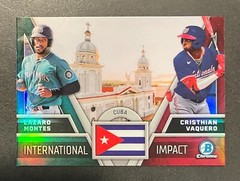 ⚾(you pick) 2024 Bowman CHROME, International Impact Inserts🔴🔵🟡🟢