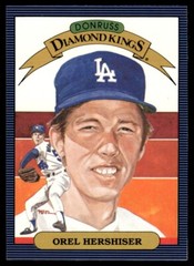 1986 Donruss Diamond Kings Orel Hershiser #18