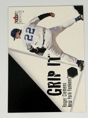 Roger Clemens-Derek Jeter 2001 Fleer Premium #1 GR Grip It and Rip It Yankees