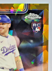 2025 Topps Chrome Sapphire Dalton Rushing Gold /50 Dodgers Rookie #USC151 RC